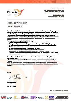 QUALITY STATEMENT POLICY